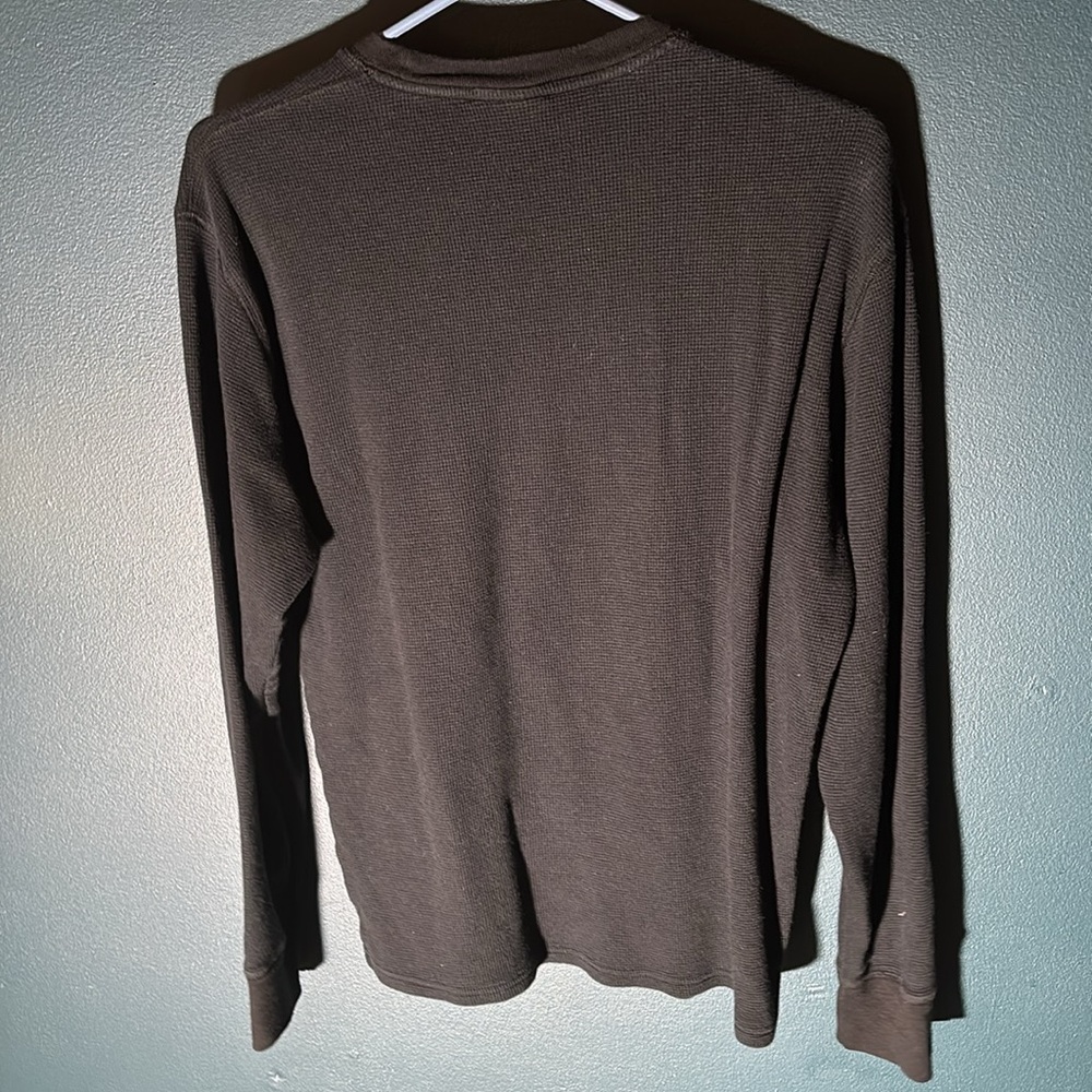 Polo Ralph Lauren Men’s Long Sleeve Crew Waffle knit  Sleep Shirt Size Large - Picture 6 of 6